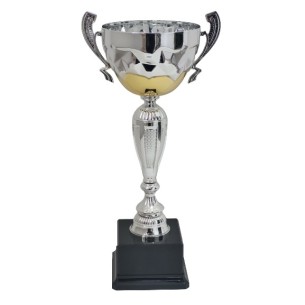 cod. P575.1 - Trofeo con manici cm 35 ø 12