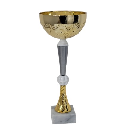 cod. P629.12 - Coppa cm 31 ø 12 tazze diverse