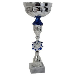 cod. P631.12 - Coppa cm 32 ø 12 tazze diverse