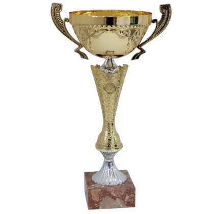 cod. P637.18 - Trofeo con manici cm 46 ø 18