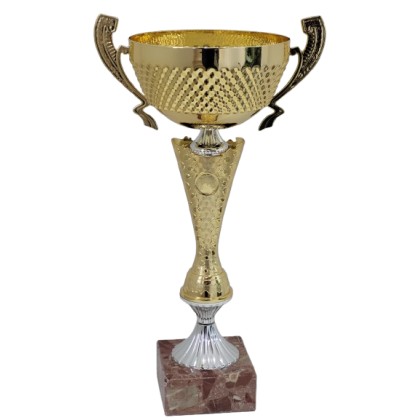 cod. P638.18 - Trofeo con manici cm 47 ø 18