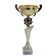 cod. P653.12 - Trofeo con manici cm 34 ø 12