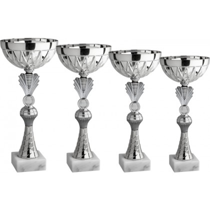 cod. 12.039S - Serie di 4 coppe cm 37-33-30-26 Made in Italy