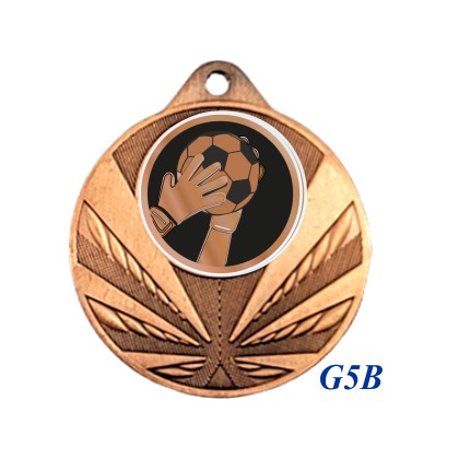 cod. 23.285.50.G5BQ - Medaglia mm 50 inf.100pcs calcio 3
