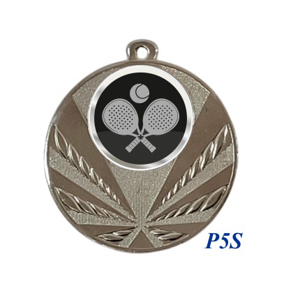 cod. 23.285.50.P5SQ - Medaglia mm 50 inf.100pcs padel
