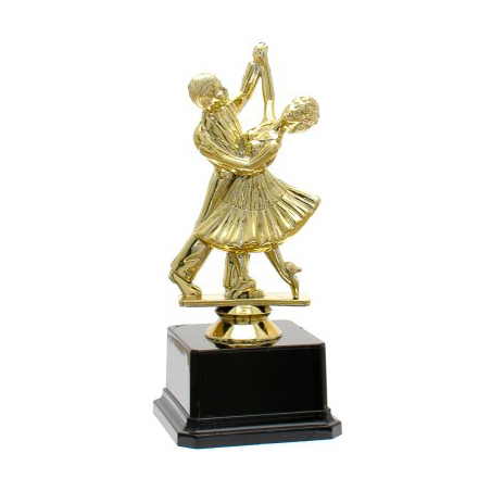 cod. 16.054 - Trofeo ballo coppia cm 17