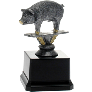cod. 16.490B - Trofeo cinghiale cm 13