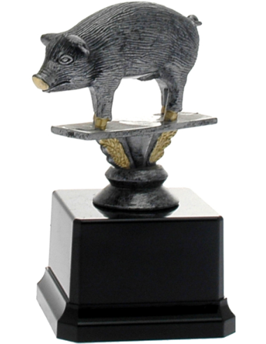 cod. 16.490B - Trofeo cinghiale cm 13