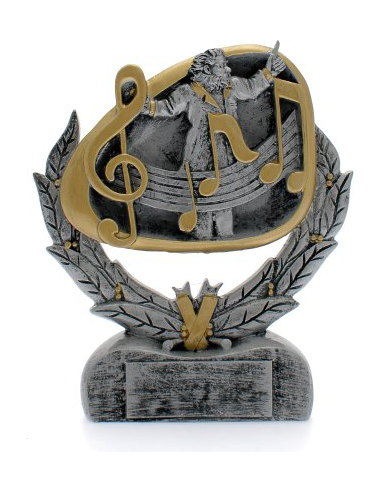 cod. 17.311 - Trofeo musica cm 16