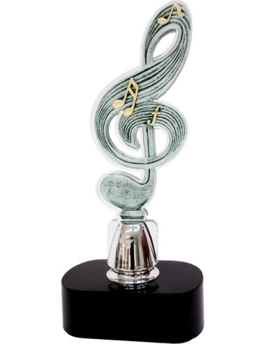 cod. 17.314C - Trofeo musica cm 26 plex 8 mm