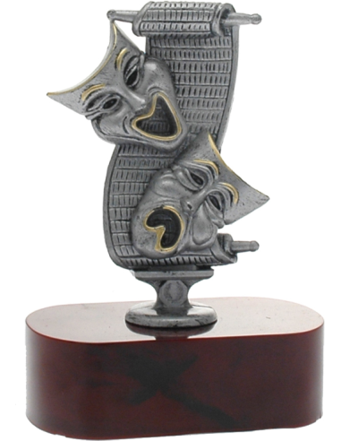 cod. 17.349 - Trofeo maschere teatro cm 15