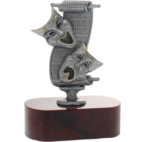 cod. 17.349 - Trofeo maschere teatro cm 15
