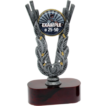 cod. 18.377 - Trofeo alloro cm 21