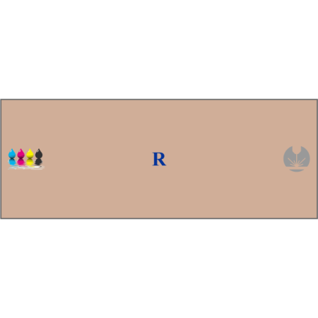 cod. 24.289R - Foglio all. bronzo inc./st. 61x30