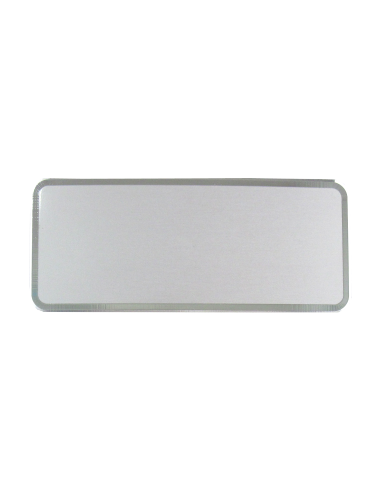 cod. 24.309 - Targa alluminio arg. 13x5