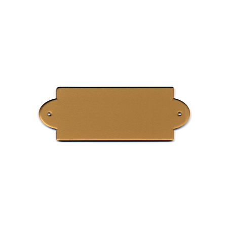 cod. 24.310 - Targa porta plex cm 14x5 Made in Italy