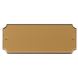 cod. 24.312 - Targa porta plex cm 14x5