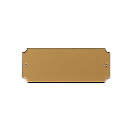 cod. 24.312 - Targa porta plex cm 14x5
