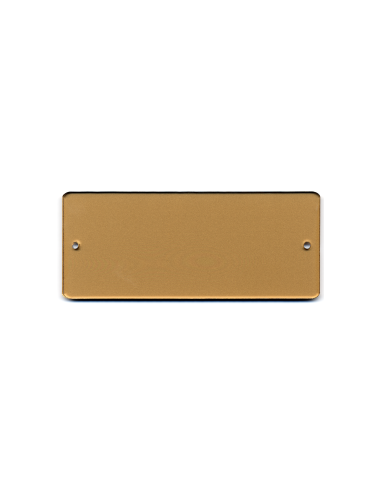 cod. 24.313 - Targa porta plex cm 12x5 Made in Italy