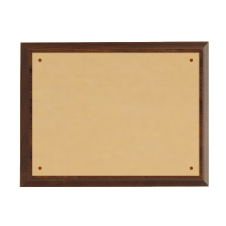 cod. 24.345 - Targa ottone e legno 20
