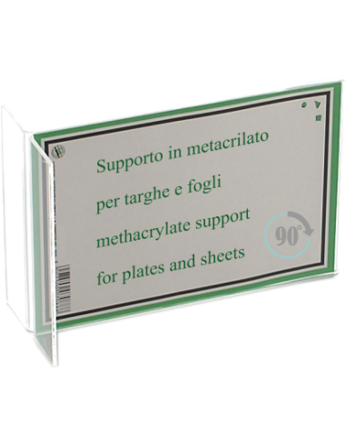 cod. 24.416 - Supporto plex trasp. 21X15
