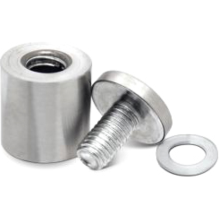 cod. 24.482 - Distanziale mm 30x25 arg. m4