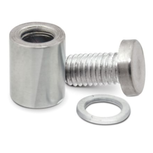 cod. 24.484 - Distanziale mm 25x15 arg. m4