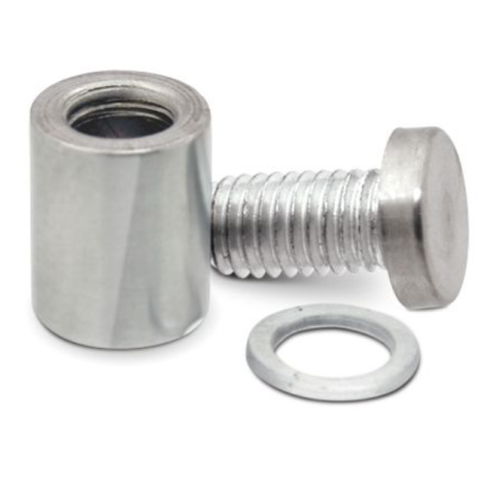 cod. 24.484 - Distanziale mm 25x15 arg. m4