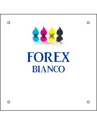 cod. 24.505 - Targa forex neutra a cmq min. E. 7 Made in Italy