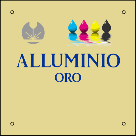 cod. 24.507 - Targa all. oro neutra a cmq min. E. 7