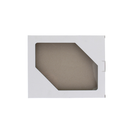 cod. 25.044 - Scatola bianca cm 23x18 con finestra