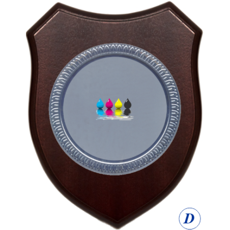 cod. 25.623D - Crest cm 20  con  piatto 11 Made in Italy