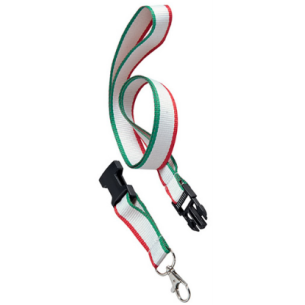 cod. 26.576 - Portabadge nastrino cm 82x2 - min. 10 pz