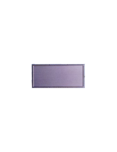 cod. 26.632 - Targhetta silver cm 8x4 Made in Italy