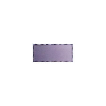 cod. 26.632 - Targhetta silver cm 8x4 Made in Italy