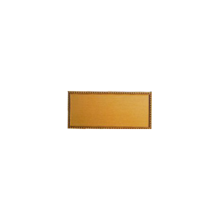 cod. 26.635 - Targhetta ottone 10x4