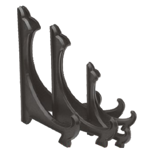 cod. 26.653 - Piedino abs nero cm 9