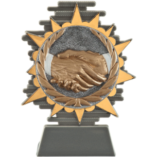 cod. P.AM25.800.33 - Trofeo amicizia cm 14