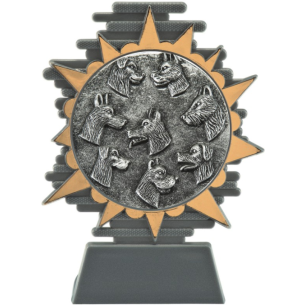 cod. P.AN16.498 - Trofeo cane cm 14