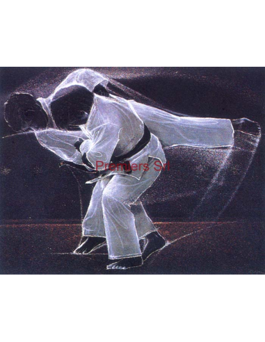 cod. P.AR12 - Cornice con Poster Judo 24x18