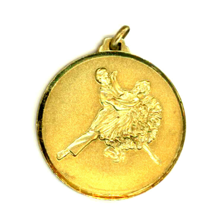 cod. P.BAL.M01 - Medaglia Ballo cm 4