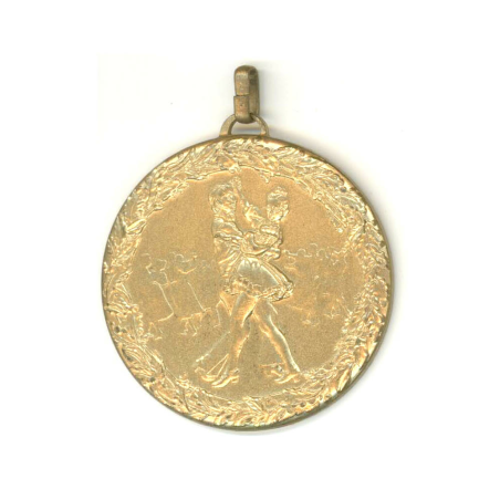 cod. P.BAL.M02 - Medaglia Ballo cm 5