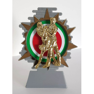 cod. P.BAL14 - Trofeo ballo latino americano cm 14