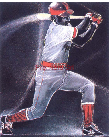 cod. P.BASB05 - Cornice con Poster Baseball 24x18