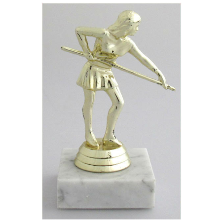 cod. P.BI01 - Trofeo Biliardo F. cm 12