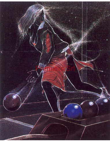 cod. P.BW24 - Cornice con Poster Bowling 24x18