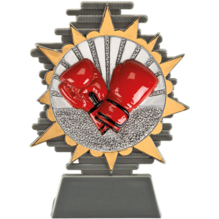 cod. P.BX25.800.31 - Trofeo box pugilato cm 14