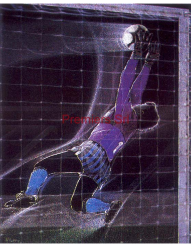 cod. P.CAL145 - Cornice con Poster Calcio 24x18
