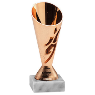 cod. P.CAL15.308B - Trofeo calcio bronze cm 15
