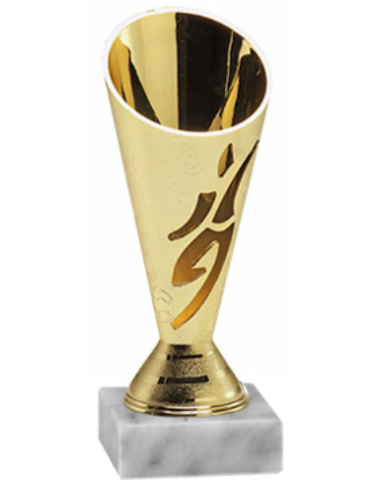 cod. P.CAL15.308G - Trofeo calcio gold cm 15